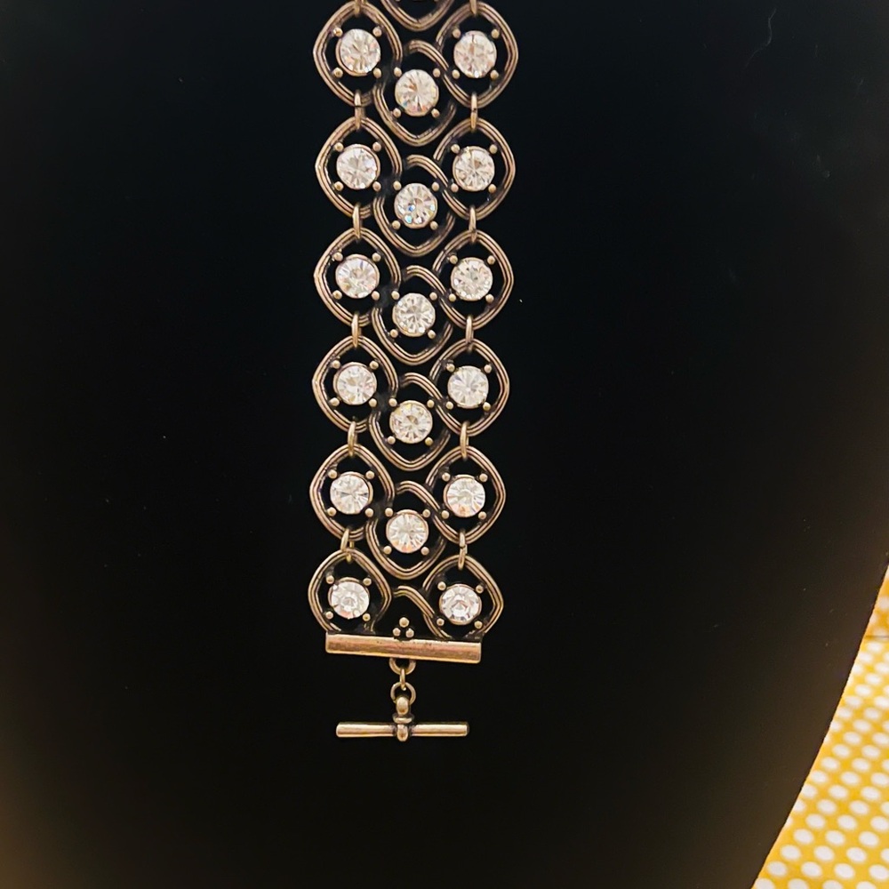 10. Black And Silver Statement Bracelet - image 3